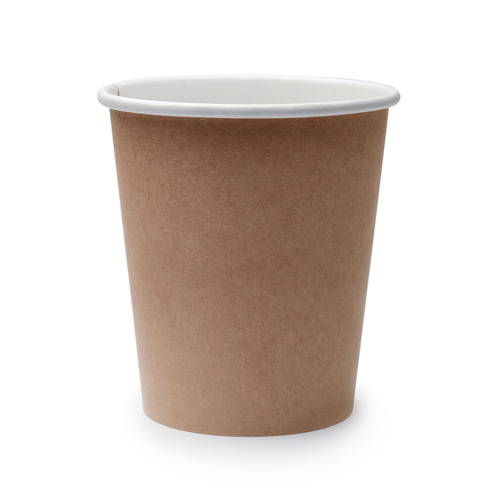 KV&C - Bicchieri di carta per bevande calde e fredde | 50 x 10 once caffè  usa e getta | Tè | Distributore | Stoviglie | Singola parete (1 manica x 50